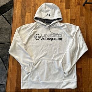 Under Armour Men’s White Hoodie Size Large